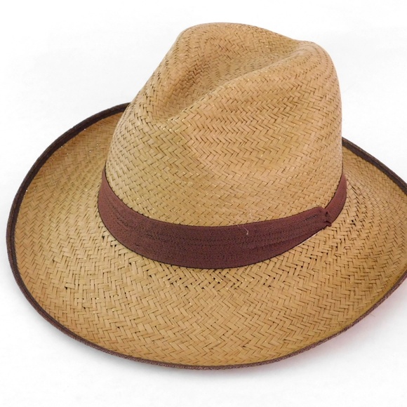 PANAMA HAT BROWN UNISEX - Picture 1 of 2